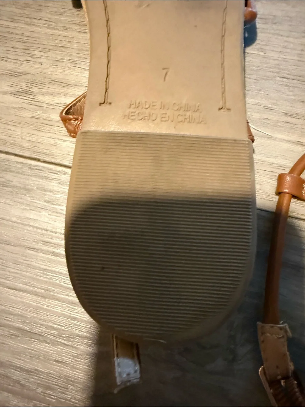 Old Navy Brown Strappy Flat Sandals